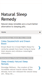 Mobile Screenshot of naturalsleepremedy.blogspot.com
