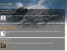 Tablet Screenshot of live2talk.blogspot.com