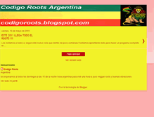 Tablet Screenshot of codigoroots.blogspot.com