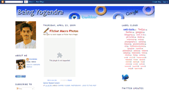 Desktop Screenshot of beingyogendra.blogspot.com