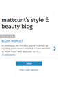 Mobile Screenshot of mattcunt.blogspot.com
