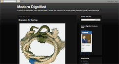 Desktop Screenshot of moderndignified.blogspot.com