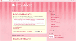 Desktop Screenshot of beautyadorecorp.blogspot.com