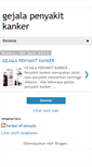 Mobile Screenshot of gejalapenyakitkanker.blogspot.com