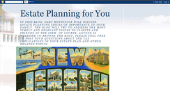 Desktop Screenshot of estateplanningnj.blogspot.com