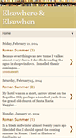 Mobile Screenshot of elsewhereandelsewhen.blogspot.com