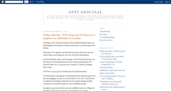Desktop Screenshot of antiasociaal.blogspot.com