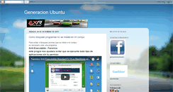 Desktop Screenshot of generacionubuntu.blogspot.com