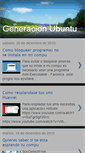 Mobile Screenshot of generacionubuntu.blogspot.com
