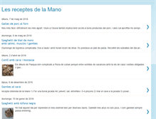 Tablet Screenshot of lesreceptesdelamano.blogspot.com