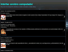 Tablet Screenshot of interfazcerebrocomputador.blogspot.com