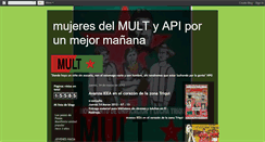 Desktop Screenshot of mujeres-mult.blogspot.com