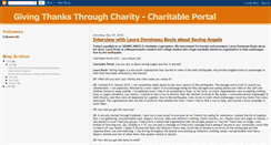 Desktop Screenshot of charitythanks.blogspot.com