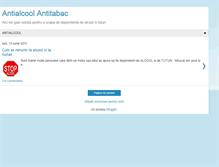 Tablet Screenshot of antialcoolantitabac.blogspot.com