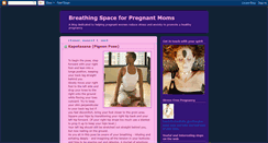 Desktop Screenshot of breathingspacepregnancy.blogspot.com