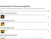 Tablet Screenshot of declamadoresdepoesiaevangelicas.blogspot.com