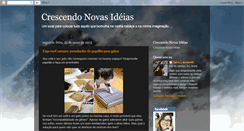 Desktop Screenshot of crescendonovasideias.blogspot.com