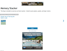 Tablet Screenshot of memorystacker.blogspot.com