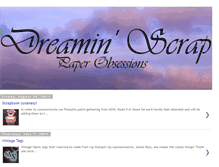 Tablet Screenshot of dreaminscrap.blogspot.com