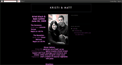 Desktop Screenshot of kristi-matt.blogspot.com