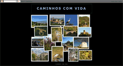 Desktop Screenshot of caminhoscomvida.blogspot.com