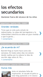 Mobile Screenshot of losefectossecundarios.blogspot.com