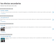 Tablet Screenshot of losefectossecundarios.blogspot.com