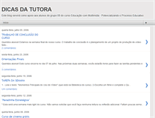Tablet Screenshot of dicasdatutora.blogspot.com