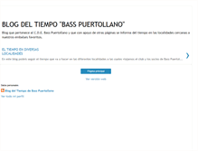 Tablet Screenshot of eltiempobasspuertollano.blogspot.com
