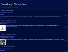 Tablet Screenshot of cerrolargonoticiajoven.blogspot.com