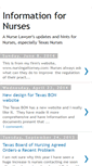 Mobile Screenshot of informationfornurses.blogspot.com
