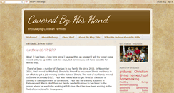 Desktop Screenshot of coveredbyhishand.blogspot.com