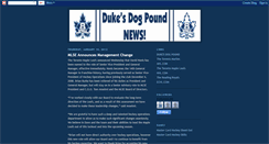 Desktop Screenshot of dogpoundnews.blogspot.com