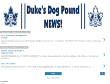 Tablet Screenshot of dogpoundnews.blogspot.com