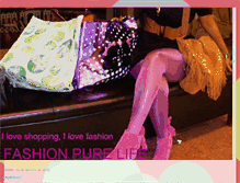 Tablet Screenshot of fashionpurelife.blogspot.com