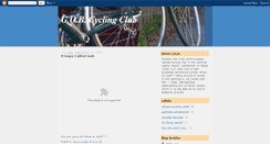 Desktop Screenshot of gobcyclingclub.blogspot.com