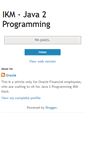 Mobile Screenshot of javaikm.blogspot.com