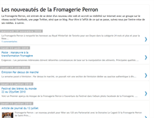 Tablet Screenshot of fromagerieperron.blogspot.com