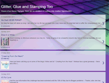 Tablet Screenshot of glittergluetoo.blogspot.com