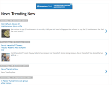 Tablet Screenshot of newstrendingnow.blogspot.com