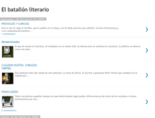 Tablet Screenshot of elbatallonliterario.blogspot.com