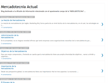 Tablet Screenshot of mercadotecniactual.blogspot.com