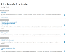 Tablet Screenshot of animaleirracionale.blogspot.com