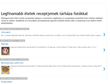 Tablet Screenshot of legfinomabbreceptjeink.blogspot.com