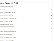 Tablet Screenshot of besttreadmillguide.blogspot.com