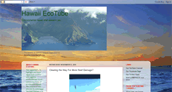 Desktop Screenshot of hawaiiecotube.blogspot.com