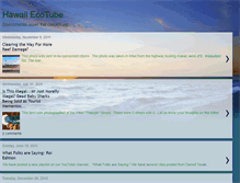 Tablet Screenshot of hawaiiecotube.blogspot.com