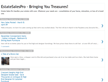 Tablet Screenshot of estatesalespro.blogspot.com