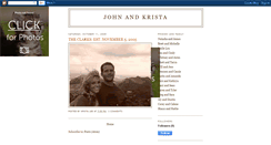 Desktop Screenshot of johnandkristaclark.blogspot.com