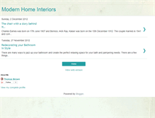Tablet Screenshot of modern-home-interiors.blogspot.com